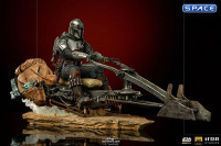 1/10 Scale The Mandalorian on Speederbike Deluxe BDS Art Scale Statue (The Mandalorian)