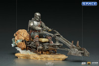 1/10 Scale The Mandalorian on Speederbike Deluxe BDS Art Scale Statue (The Mandalorian)