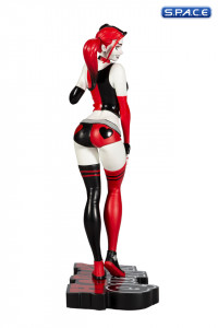 Harley Quinn red, white & black Statue by Scott Campbell (DC Comics)