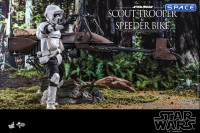 1/6 Scale Scout Trooper and Speeder Bike Movie Masterpiece Set MMS612 (Star Wars)