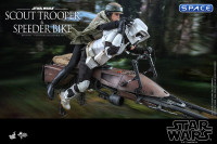 1/6 Scale Scout Trooper and Speeder Bike Movie Masterpiece Set MMS612 (Star Wars)