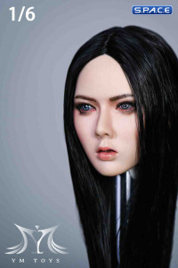 1/6 Scale Nadine Head Sculpt (long black hair)