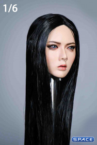 1/6 Scale Nadine Head Sculpt (long black hair)