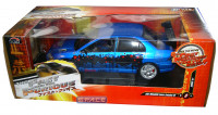 1:18 Scale 2002 Mitsubishi Lancer Evo. VII blue (The Fast and the Furious)