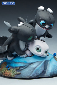 Dart, Pouncer and Ruffrunner Statue (How to Train Your Dragon)