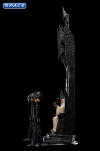 Saruman the White on Throne Statue (Lord of the Rings)