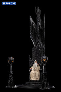 Saruman the White on Throne Statue (Lord of the Rings)