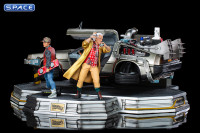 1/10 Scale DeLorean Full Set Deluxe Art Scale Statue (Back to the Future 2)