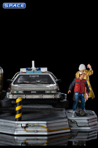 1/10 Scale DeLorean Full Set Deluxe Art Scale Statue (Back to the Future 2)