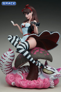 Alice in Wonderland Statue - Game of Hearts Edition (Fairytale Fantasies Collection)