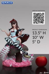 Alice in Wonderland Statue - Game of Hearts Edition (Fairytale Fantasies Collection)