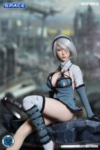 1/6 Scale blindfolded Robot Girl Character Set