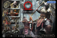 1/4 Scale Kratos & Atreus The Valkyrie Armor Set Ultimate Premium Masterline Statue (God of War)