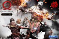 1/4 Scale Kratos & Atreus The Valkyrie Armor Set Deluxe Ultimate Premium Masterline Statue (God of War)