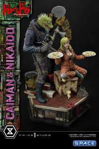 1/4 Scale Caiman & Nikaido Ultimate Premium Masterline Statue (Dorohedoro)