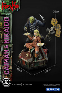 1/4 Scale Caiman & Nikaido Ultimate Premium Masterline Statue (Dorohedoro)