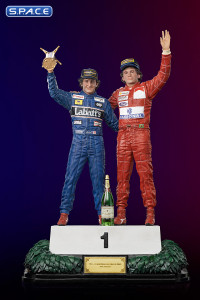 1/10 Scale Alain Prost and Ayrton Senna The Last Podium Deluxe Art Scale Statue (Formula 1)