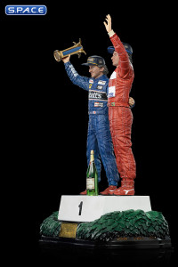 1/10 Scale Alain Prost and Ayrton Senna »The Last Podium« Deluxe Art Scale Statue (Formula 1)