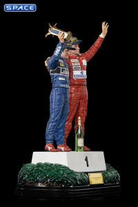 1/10 Scale Alain Prost and Ayrton Senna The Last Podium Deluxe Art Scale Statue (Formula 1)