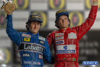 1/10 Scale Alain Prost and Ayrton Senna The Last Podium Deluxe Art Scale Statue (Formula 1)