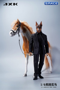 1/6 Scale American Paint Horse (light brown)