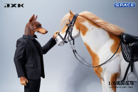 1/6 Scale American Paint Horse (light brown)