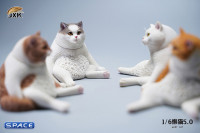 1/6 Scale sitting Cat (grey)