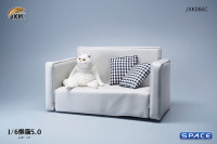 1/6 Scale sitting Cat (white)