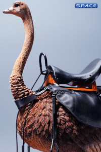 1/6 Scale Ostrich with saddle (brown)