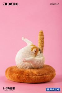 1/6 Scale Chicken Leg Cat (white)