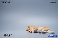 1/6 Scale Shiba Inu - sleeping sideward (brown)