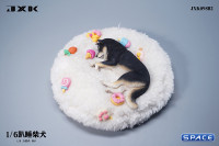 1/6 Scale Shiba Inu - sleeping sideward (black)