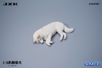 1/6 Scale Shiba Inu - sleeping sideward (white)