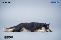1/6 Scale sleeping Shiba Inu Set (black)