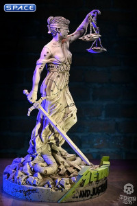 Lady Justice Rock Iconz on Tour Statue (Metallica)