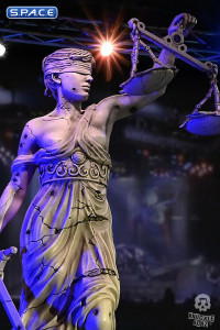 Lady Justice Rock Iconz on Tour Statue (Metallica)