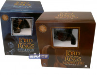 2er Set: Ringwraith Ringbearer and Strider Ringbearer Bust (The Lord of the Rings)