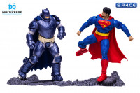 Superman vs. Armored Batman from Batman: The Dark Knight Returns 2-Pack (DC Multiverse)