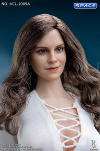 1/6 Scale Emma Head Sculpts (brown curly hair)