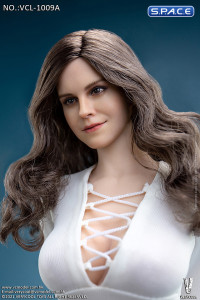 1/6 Scale Emma Head Sculpts (brown curly hair)