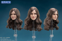 1/6 Scale Emma Head Sculpts (brown curly hair)