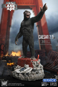 Caesar 2.0 Mixed Media Statue Deluxe Version (Rise of the Planet of the Apes)