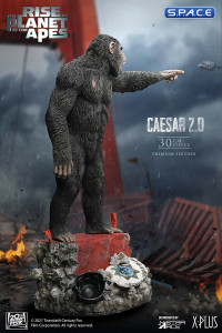 Caesar 2.0 Mixed Media Statue Deluxe Version (Rise of the Planet of the Apes)