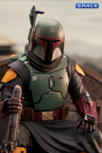 Boba Fett on Throne Premier Collection Statue (The Mandalorian)