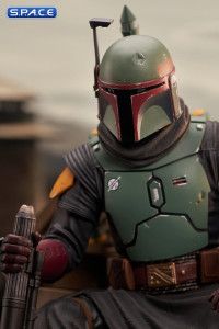 Boba Fett on Throne Premier Collection Statue (The Mandalorian)