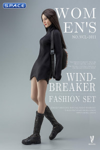 1/6 Scale Fashion Windbreaker Set for Women