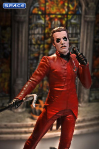 Cardinal Copia Red Tuxedo Rock Iconz Statue (Ghost)