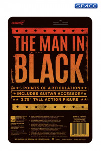 Johnny Cash The Man in Black ReAction Figure