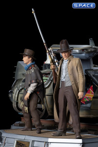 1/10 Scale DeLorean Full Set Deluxe Art Scale Statue (Back to the Future 3)