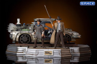 1/10 Scale DeLorean Full Set Deluxe Art Scale Statue (Back to the Future 3)